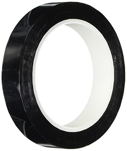 TapeCase 3-72-MPFT-Black Metallisiertes Polyester-Klebeband, 7,62 cm x 65,8 m, Schwarz, 1 Rolle von TapeCase