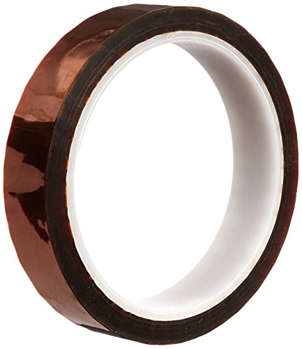 TapeCase B1-5 Polyimid-Klebeband mit Silikon-Klebeband, 0,64 cm x 1,5 m, 1 Rolle von TapeCase