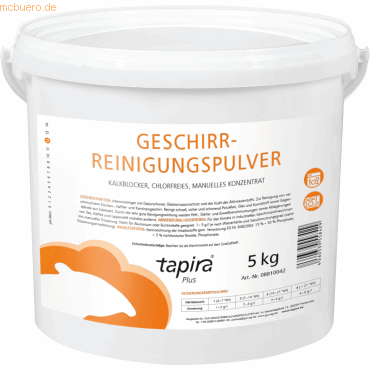 Tapira Spülmaschinenpulver CF T8429 5kg von Tapira