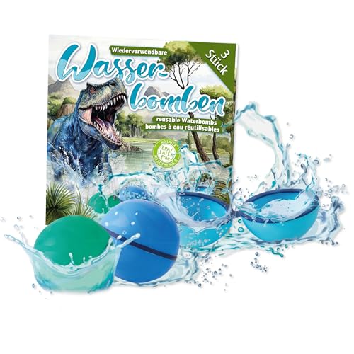 TapirElla Wasserballons 3er-Set – wiederverwendbar, Silikon, Magnetverschluss, Dino Design, für Kinder & Erwachsene – Sommer Spielspaß für Garten, Pool & Outdoor Lutz Mauder TapirElla Wasserballons 3er-Set – wiederverwendbar, Silikon, Magnetverschluss, Dino Design, für Kinder & Erwachsene – Sommer Spielspaß für Garten, Pool & Outdoor Lutz Mauder von Tapirella