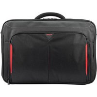 Targus Laptoptasche Classic+ Kunstfaser schwarz/rot CN418EU bis 45,7 cm (18 Zoll) von Targus