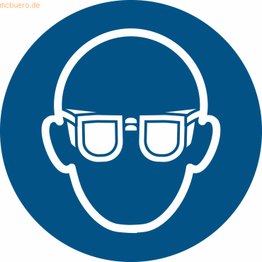 10 x Tarifold Sicherheitspiktogramm - Schutzbrille tragen 200mm 10 x Tarifold Sicherheitspiktogramm - Schutzbrille tragen 200mm von Tarifold