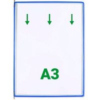 20 tarifold Sichttafeln DIN A3 blau, Öffnung oben 20 tarifold Sichttafeln DIN A3 blau, Öffnung oben von Tarifold