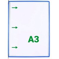 20 tarifold Sichttafeln DIN A3 blau, Öffnung seitlich 20 tarifold Sichttafeln DIN A3 blau, Öffnung seitlich von Tarifold