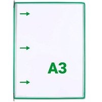 20 tarifold Sichttafeln DIN A3 grün, Öffnung seitlich 20 tarifold Sichttafeln DIN A3 grün, Öffnung seitlich von Tarifold