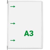 20 tarifold Sichttafeln DIN A3 weiß, Öffnung seitlich 20 tarifold Sichttafeln DIN A3 weiß, Öffnung seitlich von Tarifold