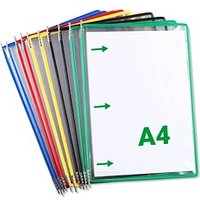 20 tarifold Sichttafeln DIN A4 farbsortiert, Öffnung seitlich 20 tarifold Sichttafeln DIN A4 farbsortiert, Öffnung seitlich von Tarifold