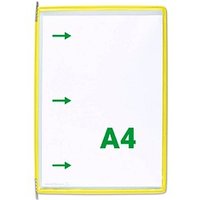 20 tarifold Sichttafeln DIN A4 gelb, Öffnung seitlich von Tarifold