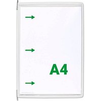 20 tarifold Sichttafeln DIN A4 weiß, Öffnung seitlich von Tarifold