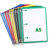 20 tarifold Sichttafeln DIN A5 farbsortiert, Öffnung seitlich 20 tarifold Sichttafeln DIN A5 farbsortiert, Öffnung seitlich von Tarifold