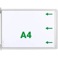 20 tarifold Sichttafeln mit 5 Aufsteckreitern DIN A4 quer weiß, Öffnung seitlich von Tarifold