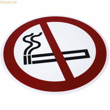 Tarifold Sicherheitspiktogramm Rauchen verboten selbstklebend 430x375m von Tarifold