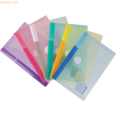 6 x Tarifold Sammeltasche A6 Klettverschluss farbig sortiert VE=6 Stüc 6 x Tarifold Sammeltasche A6 Klettverschluss farbig sortiert VE=6 Stüc von Tarifold