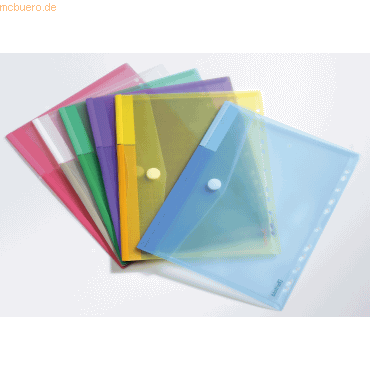Tarifold Dokumententasche A4 PP Klettverschluss Universallochung farbi Tarifold Dokumententasche A4 PP Klettverschluss Universallochung farbi von Tarifold
