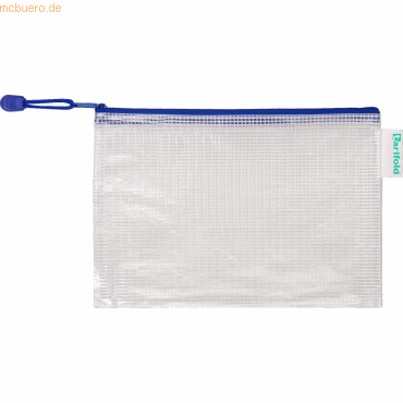 Tarifold Reißverschlusstasche PVC blau A5 235x165mm VE=8 Stück von Tarifold