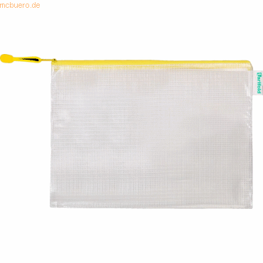 Tarifold Reißverschlusstasche PVC gelb A4 330x240mm VE=8 Stück von Tarifold
