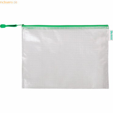 Tarifold Reißverschlusstasche PVC grün A4 330x240mm VE=8 Stück von Tarifold