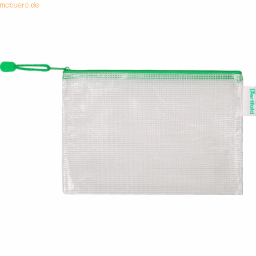 Tarifold Reißverschlusstasche PVC grün A5 235x165mm VE=8 Stück Tarifold Reißverschlusstasche PVC grün A5 235x165mm VE=8 Stück von Tarifold