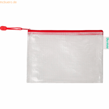 Tarifold Reißverschlusstasche PVC rot A5 235x165mm VE=8 Stück von Tarifold