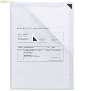 Tarifold Sichthülle Kang Easy Clic A4 antimikrobiell PVC selbsthaftend von Tarifold