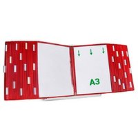 tarifold Sichttafelsystem 433603 DIN A3 rot mit 60 St. Sichttafeln tarifold Sichttafelsystem 433603 DIN A3 rot mit 60 St. Sichttafeln von Tarifold