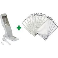 tarifold Erweiterungselement für Sichttafelsystem Design 734350 DIN A4 grau mit 10 St. Sichttafeln tarifold Erweiterungselement für Sichttafelsystem Design 734350 DIN A4 grau mit 10 St. Sichttafeln von Tarifold
