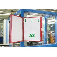 tarifold Wand-Sichttafelsystem 413103 DIN A3 rot mit 10 St. Sichttafeln tarifold Wand-Sichttafelsystem 413103 DIN A3 rot mit 10 St. Sichttafeln von Tarifold