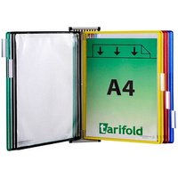 tarifold Wand-Sichttafelsystem 414109 DIN A4 farbsortiert mit 10 St. Sichttafeln tarifold Wand-Sichttafelsystem 414109 DIN A4 farbsortiert mit 10 St. Sichttafeln von Tarifold