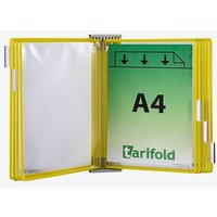 tarifold Wand-Sichttafelsystem 424104 DIN A4 gelb mit 10 St. Sichttafeln von Tarifold