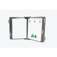 tarifold Wand-Sichttafelsystem 414100 DIN A4 grau mit 10 St. Sichttafeln tarifold Wand-Sichttafelsystem 414100 DIN A4 grau mit 10 St. Sichttafeln von Tarifold