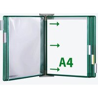 tarifold Wand-Sichttafelsystem 427105 DIN A4 grün mit 10 St. Sichttafeln tarifold Wand-Sichttafelsystem 427105 DIN A4 grün mit 10 St. Sichttafeln von Tarifold