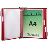 tarifold Wand-Sichttafelsystem 414103 DIN A4 rot mit 10 St. Sichttafeln tarifold Wand-Sichttafelsystem 414103 DIN A4 rot mit 10 St. Sichttafeln von Tarifold
