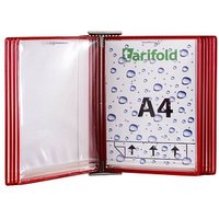 tarifold Wand-Sichttafelsystem 414263 DIN A4 rot mit 10 St. Sichttafeln tarifold Wand-Sichttafelsystem 414263 DIN A4 rot mit 10 St. Sichttafeln von Tarifold