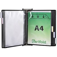 tarifold Wand-Sichttafelsystem 414107 DIN A4 schwarz mit 10 St. Sichttafeln tarifold Wand-Sichttafelsystem 414107 DIN A4 schwarz mit 10 St. Sichttafeln von Tarifold