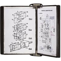 tarifold Wand-Sichttafelsystem PRO 920305 DIN A4 schwarz mit 10 St. Sichttafeln von Tarifold