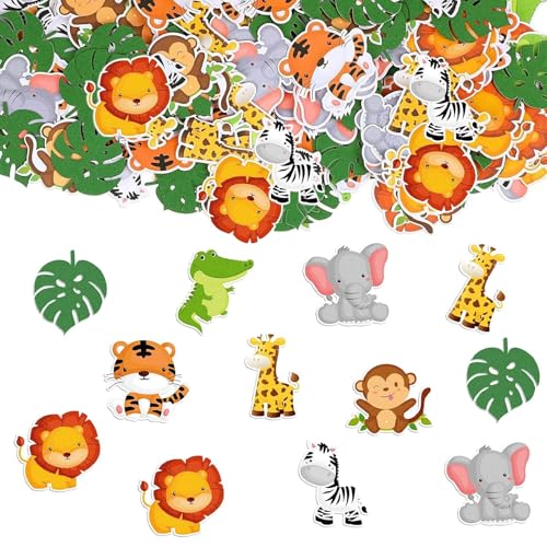 Tarqite 100 Stück Dschungel Deko Geburtstag Konfetti, 0.9-1.4 inch Bunte Waldtiere Geburtstag Deko, Streudeko Confetti für Kinder Jungen Mädchen Geburtstage Hochzeit Weihnachten Tarqite 100 Stück Dschungel Deko Geburtstag Konfetti, 0.9-1.4 inch Bunte Waldtiere Geburtstag Deko, Streudeko Confetti für Kinder Jungen Mädchen Geburtstage Hochzeit Weihnachten von Tarqite