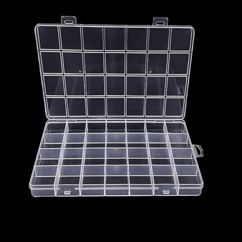 Tarqite 28 Fächer Aufbewahrungsbox Kunststoff, Sortierboxen für Kleinteile, Transparente Sortierkasten Klein für Schmuck, Angelzubehör, Perlen, Handwerk,Schrauben Tarqite 28 Fächer Aufbewahrungsbox Kunststoff, Sortierboxen für Kleinteile, Transparente Sortierkasten Klein für Schmuck, Angelzubehör, Perlen, Handwerk,Schrauben von Tarqite