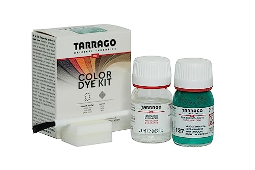 Tarrago Lederfarbe Color + Preparer für Naturleder, Synthetik und Textil | Lederfärbemittel 25 ml | Farbstoff für Schuhe von Tarrago