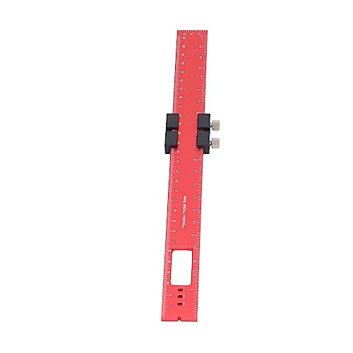 Taruor Holzbearbeitung Rutsch Stopp Lineal Aluminiumlegierung 12 -Zoll -Taschenschrottwerkzeug Leicht für Bearbeitung und Produktdesign von Taruor