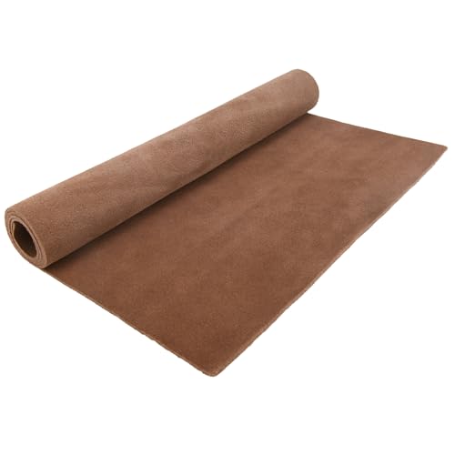 Veloursleder, 1,5 mm, weiches echtes Rindspaltleder, Wildledermaterial, für Lederarbeiten, Nähzubehör, Braun, 30,5 x 30,5 cm Veloursleder, 1,5 mm, weiches echtes Rindspaltleder, Wildledermaterial, für Lederarbeiten, Nähzubehör, Braun, 30,5 x 30,5 cm von Tas Trost