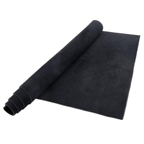 Veloursleder, 1,5 mm, weiches echtes Rindspaltleder, Wildledermaterial, für Lederarbeiten, Nähzubehör (Kaffee, 30,5 x 45,7 cm) von Tas Trost
