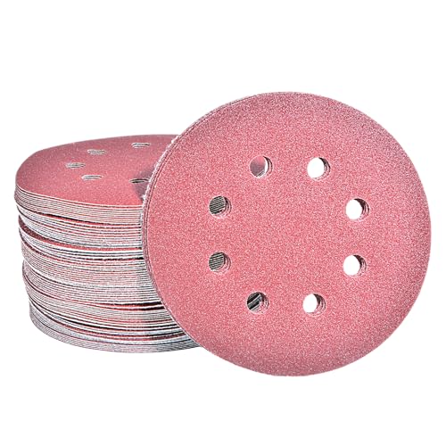 100 Stück exzenterschleifer schleifpapier 125mm klett, 8 Loch schleifscheiben 125mm Rund klett für Exzenterschleifer 100x 120 Körnung by Taspire 100 Stück exzenterschleifer schleifpapier 125mm klett, 8 Loch schleifscheiben 125mm Rund klett für Exzenterschleifer 100x 120 Körnung by Taspire von Taspire
