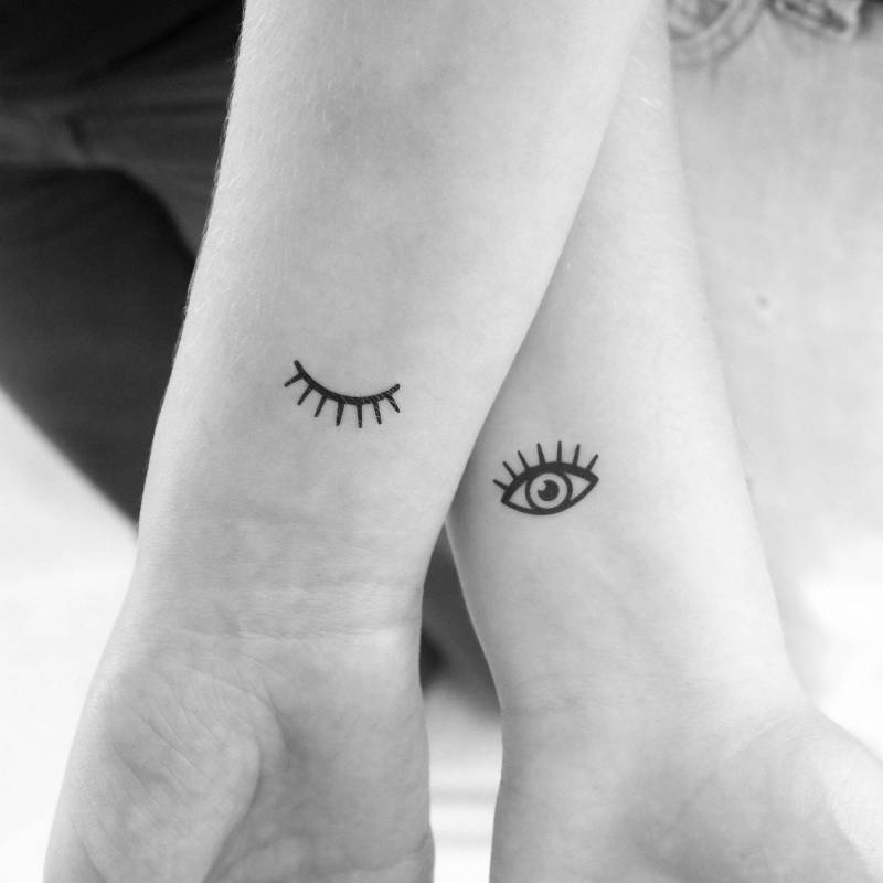 Auge Und Wimpern Temporäres Tattoo | 3Er Set + 3 von Tatteco