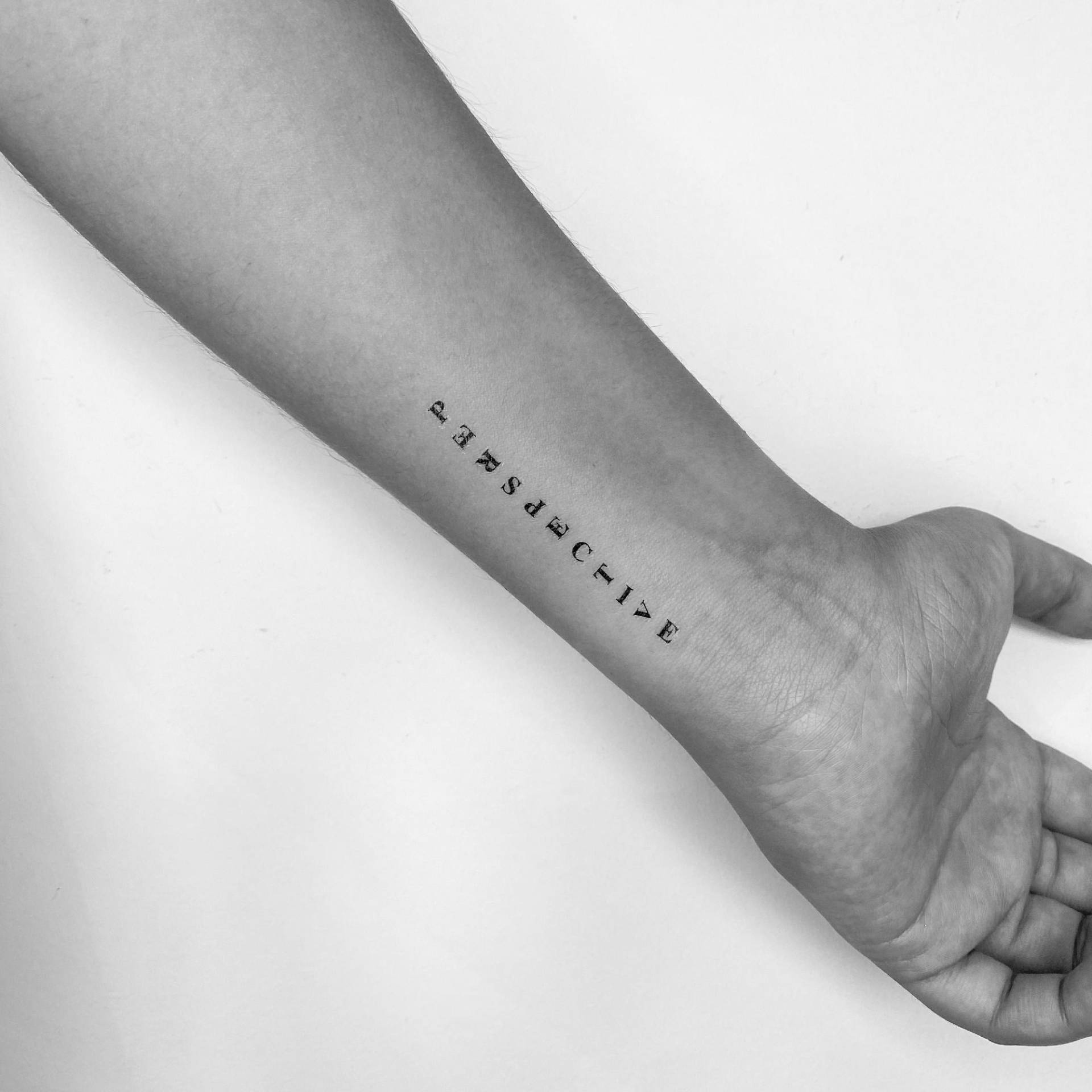 Perspektive Temporäres Tattoo | 3Er Set von Tatteco