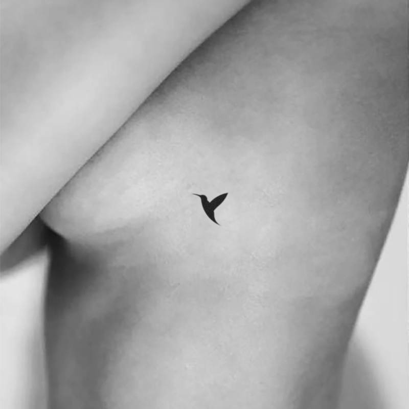 Tatteco Kolibri | Links Temporäres Tattoo | 3Er Set von Tatteco