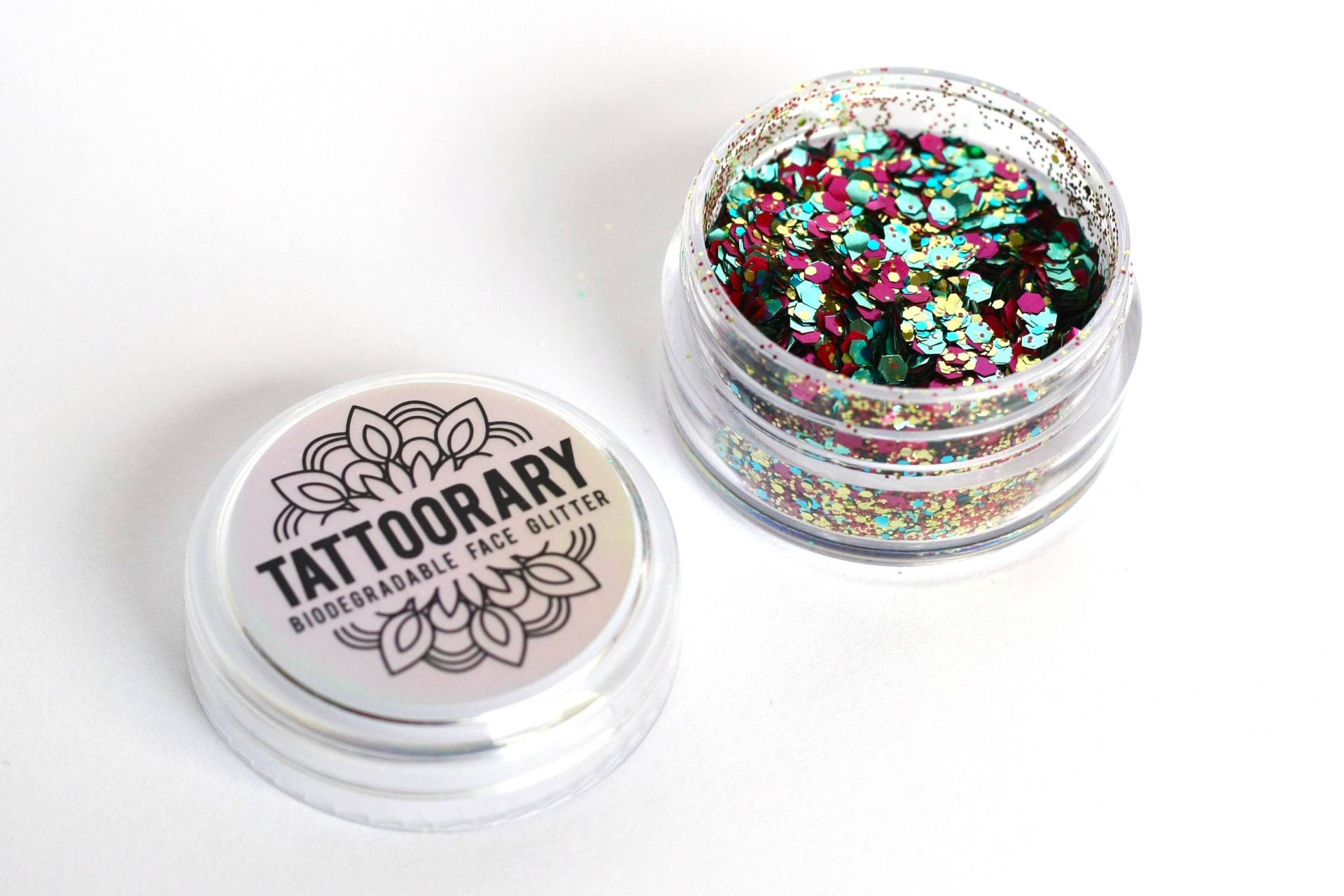 Biologisch Abbaubarer Chunky Face Glitter in "Disco' | Bio Mix Gold Pink Und Blau Biologisch Abbaubares Gesicht Kosmetisch Geeignet Für Glitzer Biologisch Abbaubarer Chunky Face Glitter in "Disco' | Bio Mix Gold Pink Und Blau Biologisch Abbaubares Gesicht Kosmetisch Geeignet Für Glitzer von Tattoorary