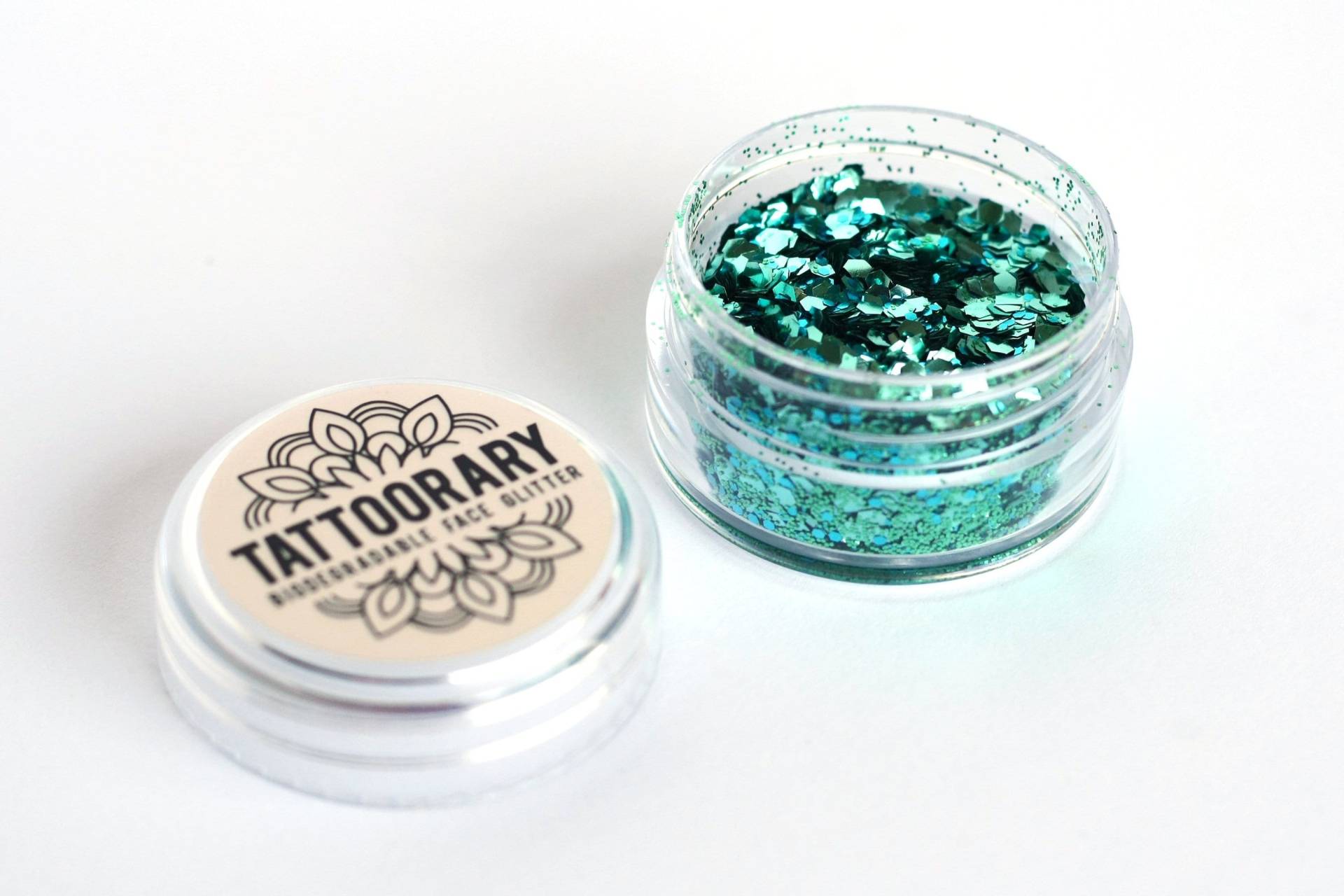 Biologisch Abbaubarer Chunky Face Glitter in "Mermaid' | Bio Mix Abbaubares Gesichtsglitter Grün Und Blau Kosmetisch Geeignet Für Glitzer Biologisch Abbaubarer Chunky Face Glitter in "Mermaid' | Bio Mix Abbaubares Gesichtsglitter Grün Und Blau Kosmetisch Geeignet Für Glitzer von Tattoorary