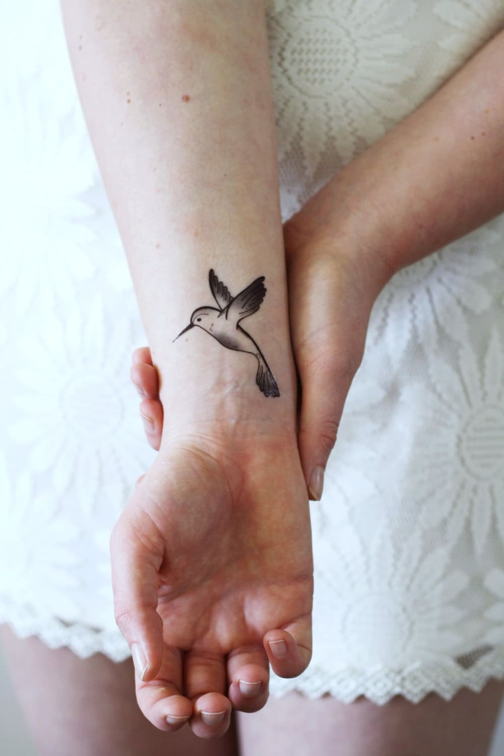 Kolibri Temporäres Tattoo | Kolibri-Accessoire Vogel Boho Boho Geschenk von Tattoorary