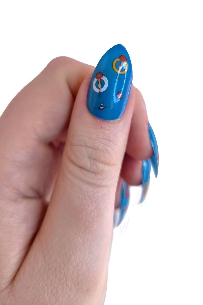 Schwimmer Nagel Abziehbilder | Ozean Nägel Nagelkunst Wassernägel Meer Kunst Wasserschiebefolie Süsse Nagelabziehbilder N107 von Tattoorary