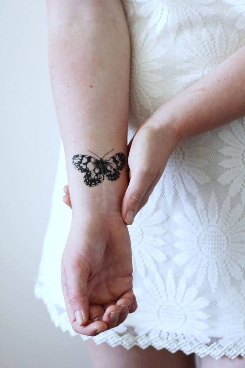 Vintage Schmetterling Temporäres Tattoo | Schmetterlingsaccessoire Schmetterlingsschmuck Boho Boho Geschenk von Tattoorary